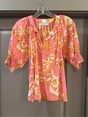 Olivia James The Label Val Top- Anemone Punch floral